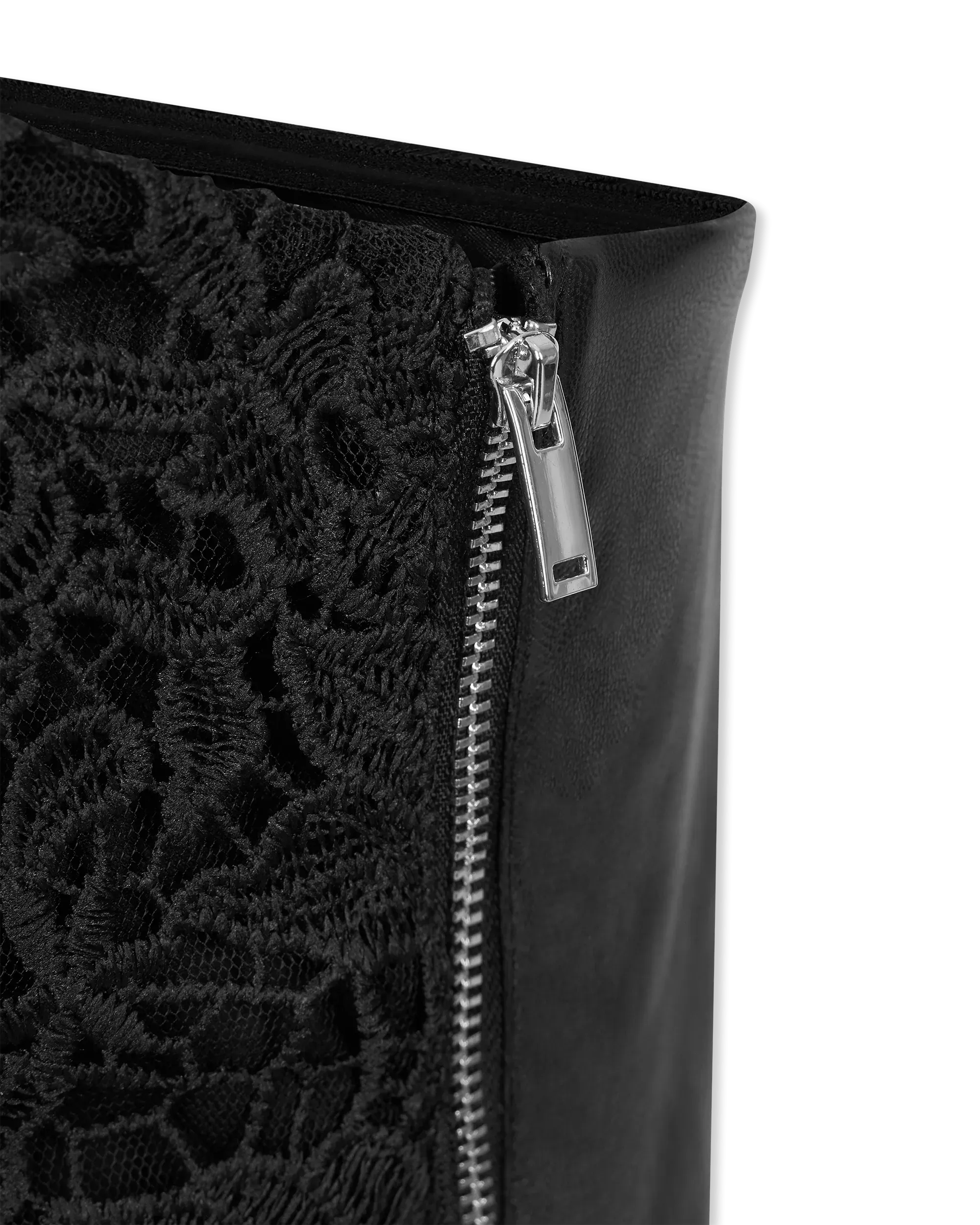 Generation Love Rumi Vegan Leather Guipure Bustier Top