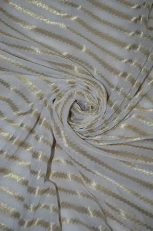 Georgette All Over Jaal Banarasi Fabric  (This fabric is dyeable)(The color option chart has been given along with the pictures of the fabric) ( To book an option of 1.5,2.5,3.5 etc Please call us on 9930655009)