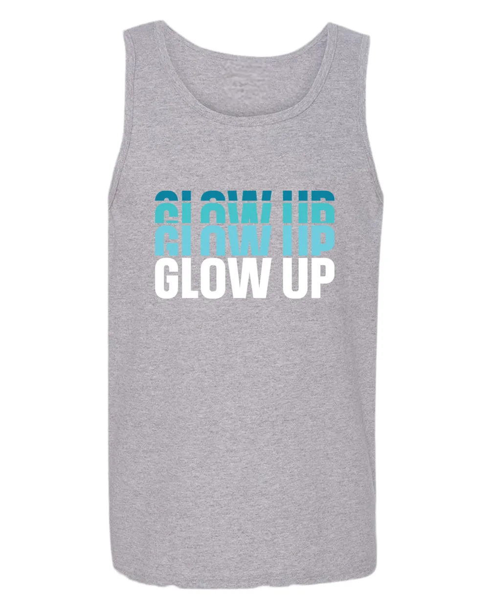 Glow up tank top, motivational tank top, inspirational tank tops, casual tank tops