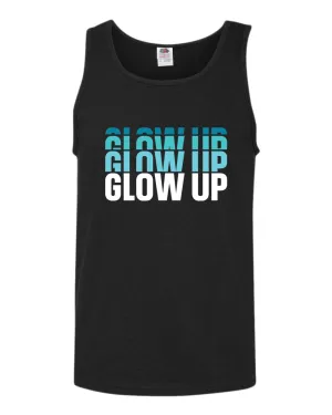 Glow up tank top, motivational tank top, inspirational tank tops, casual tank tops