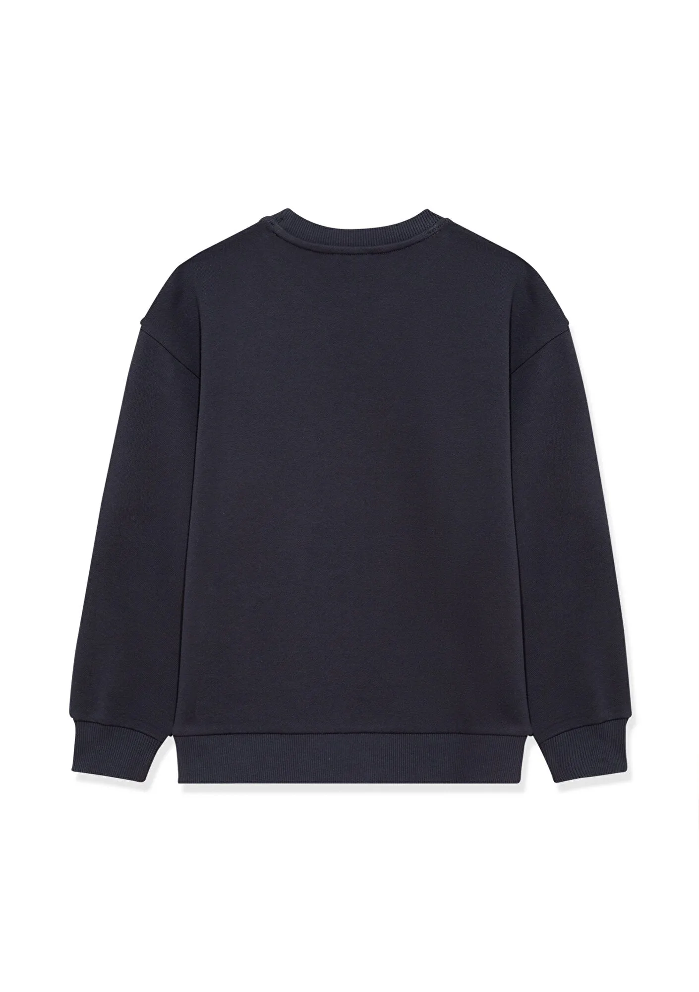 Grey Organic Cotton Crewneck Sweatshirt