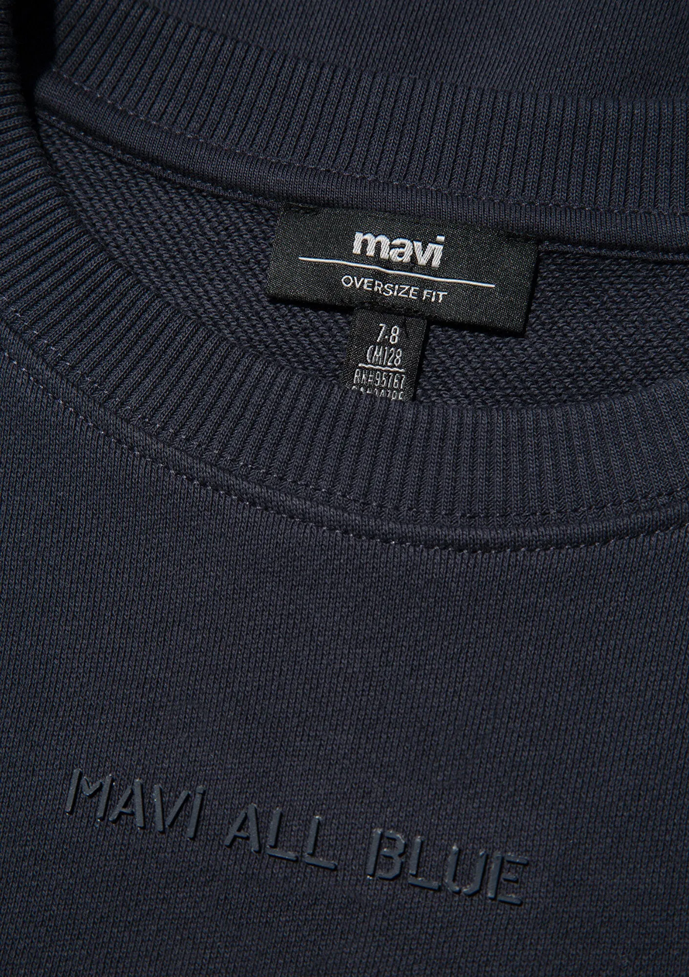 Grey Organic Cotton Crewneck Sweatshirt