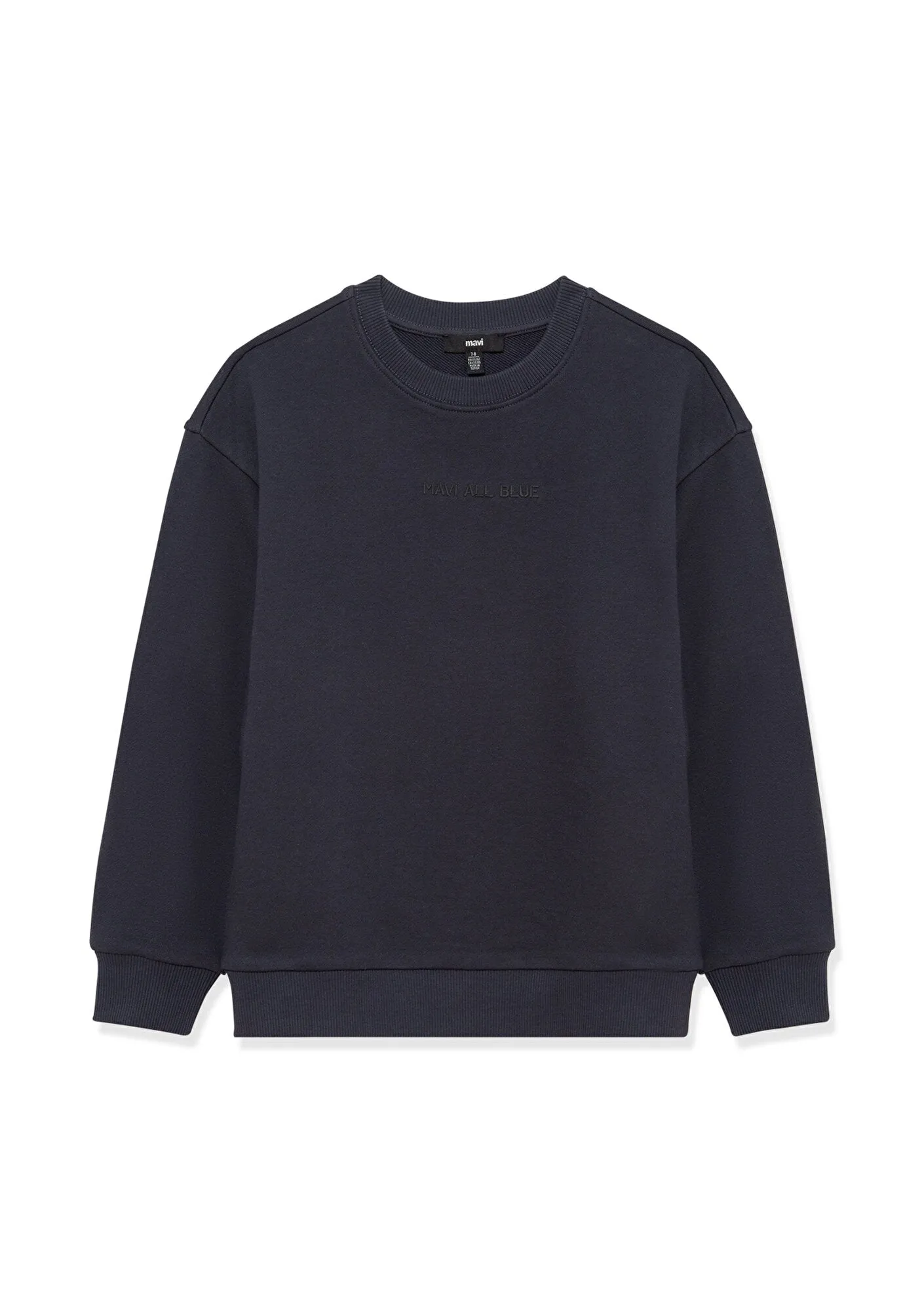 Grey Organic Cotton Crewneck Sweatshirt