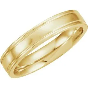 Grooved Band with Satin Finish 51210 - 4.5 mm