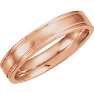 Grooved Band with Satin Finish 51210 - 4.5 mm