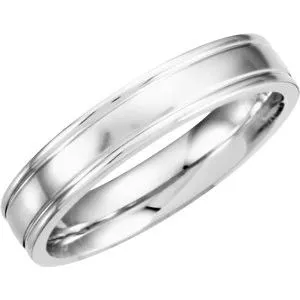 Grooved Band with Satin Finish 51210 - 4.5 mm