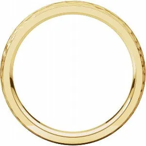 Half Round Edge Band with Hammer Finish 51534 - 2 mm - 6 mm