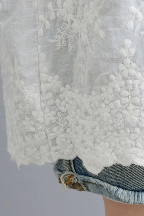 Halter Collar Cotton Tank Top