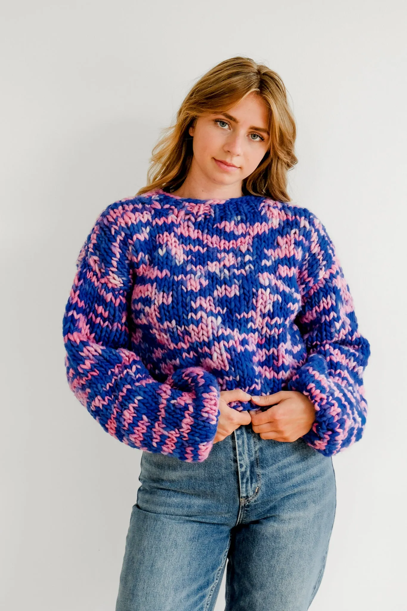 Hand-Painted Sustainable Sweater