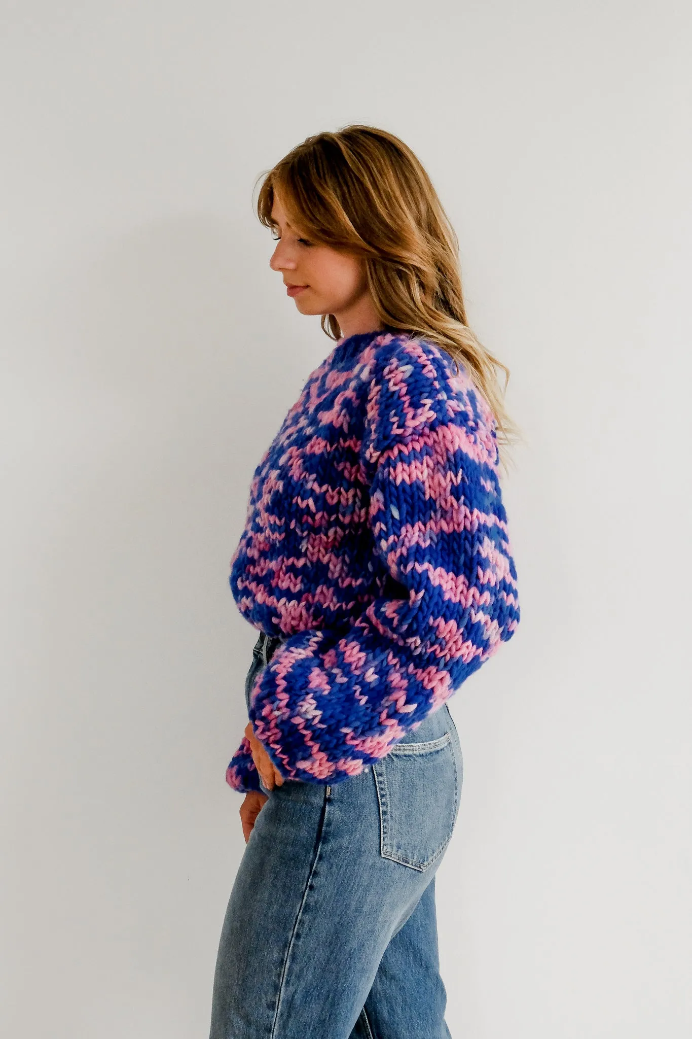 Hand-Painted Sustainable Sweater