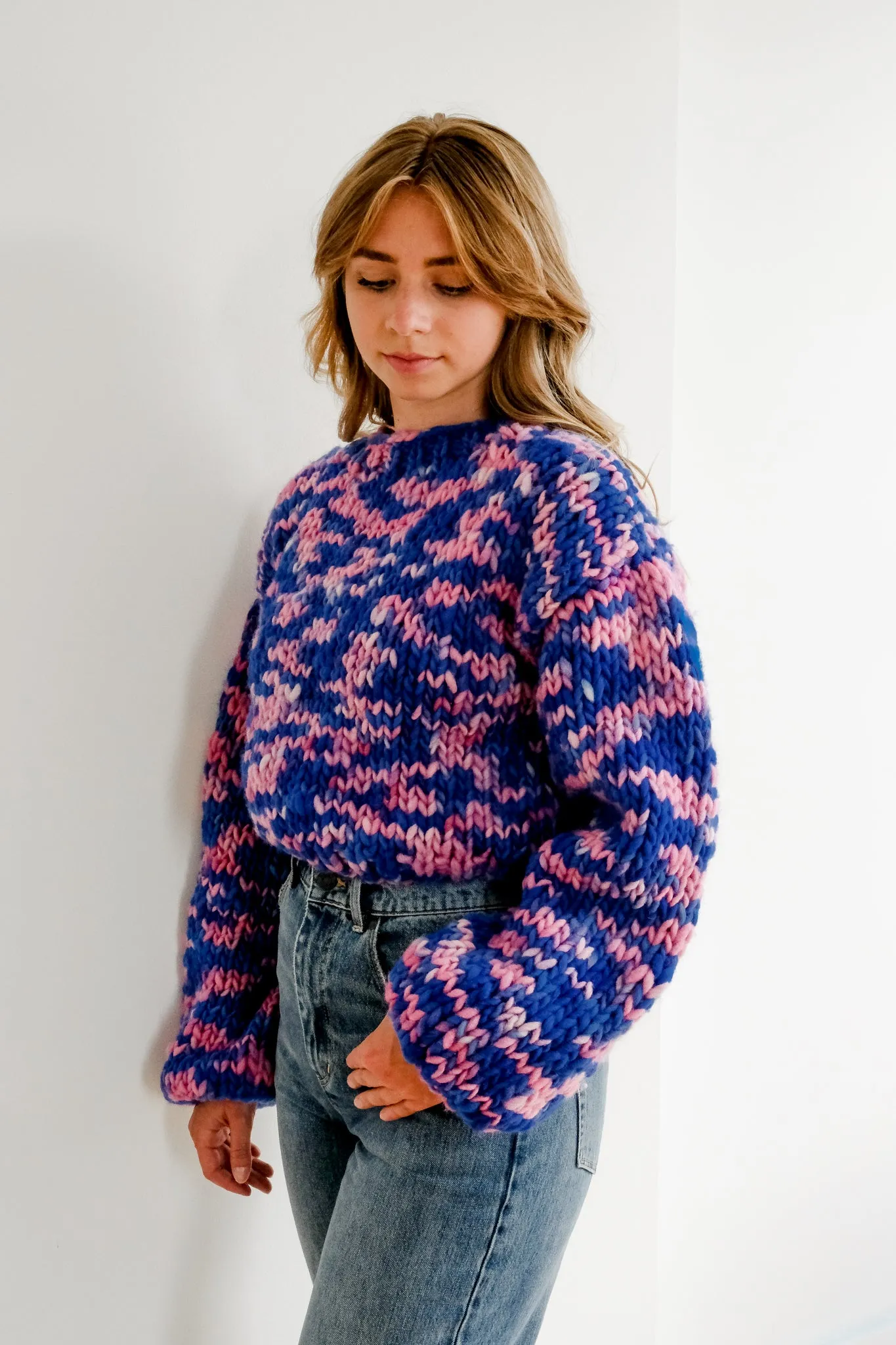 Hand-Painted Sustainable Sweater
