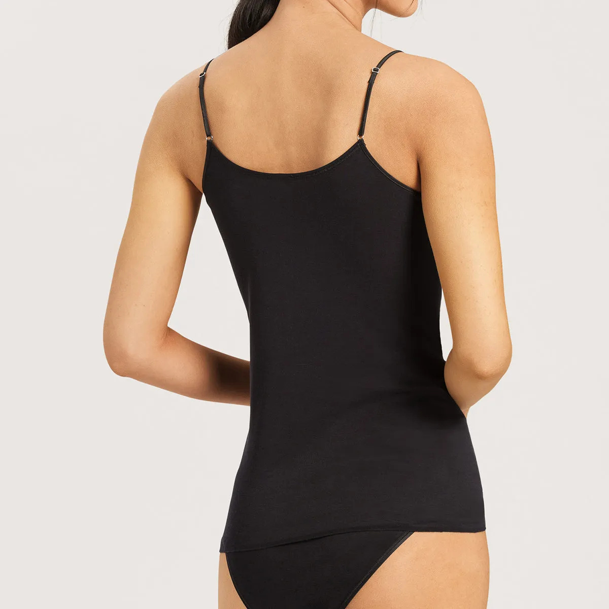 Hanro Cotton Seamless Spaghetti Camisole