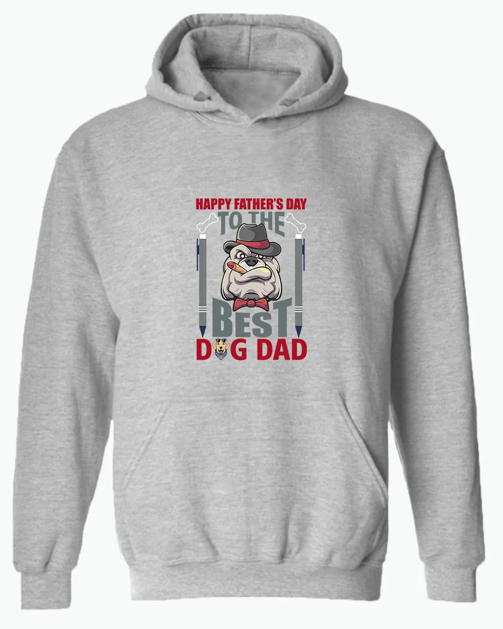 Happy father's day to the best dog dad hoodie daddy dog hoodie