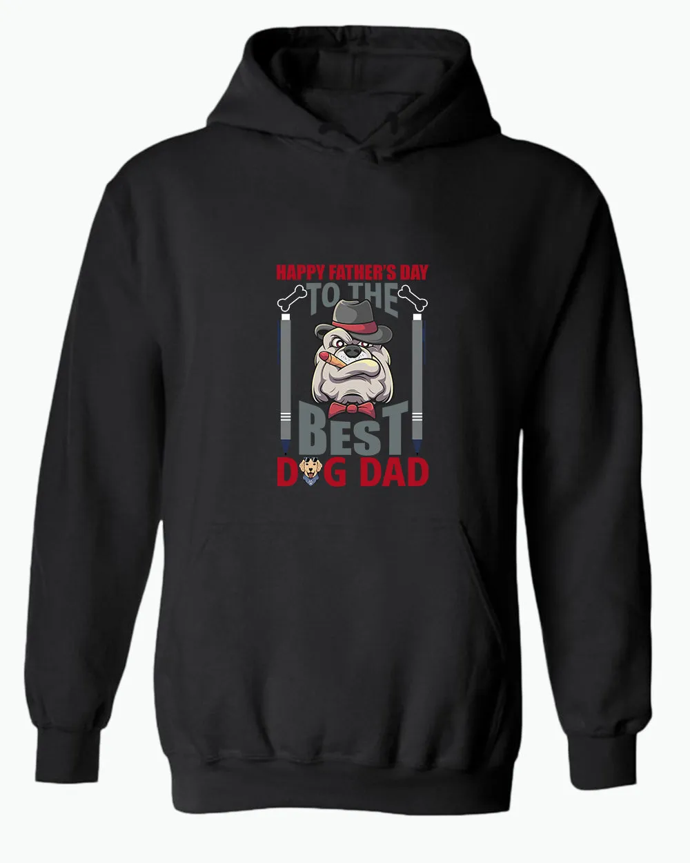 Happy father's day to the best dog dad hoodie daddy dog hoodie