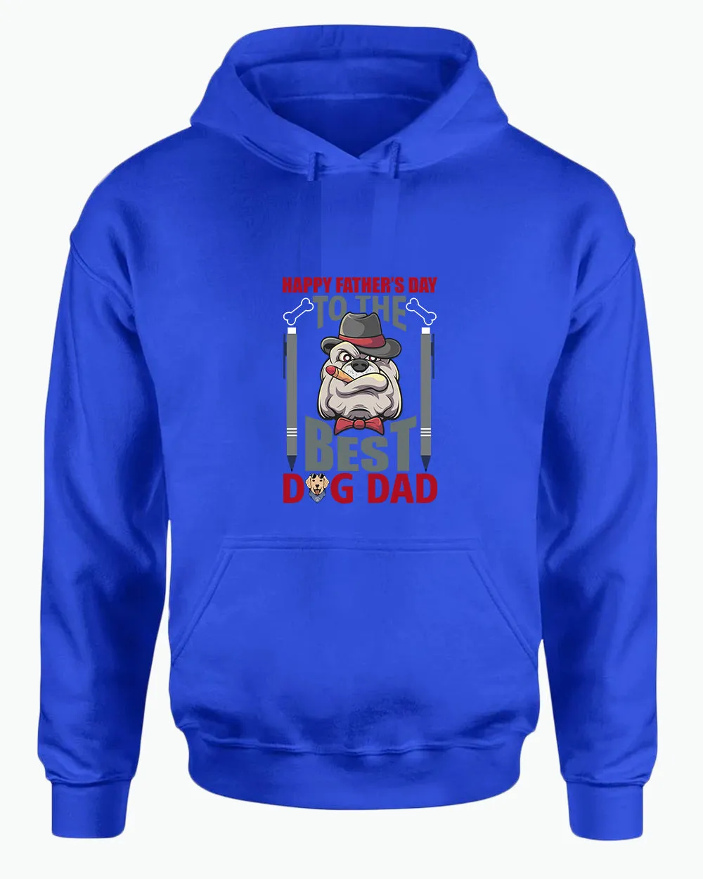 Happy father's day to the best dog dad hoodie daddy dog hoodie