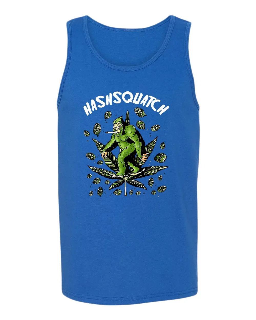 Hashquatch leaf tank tops