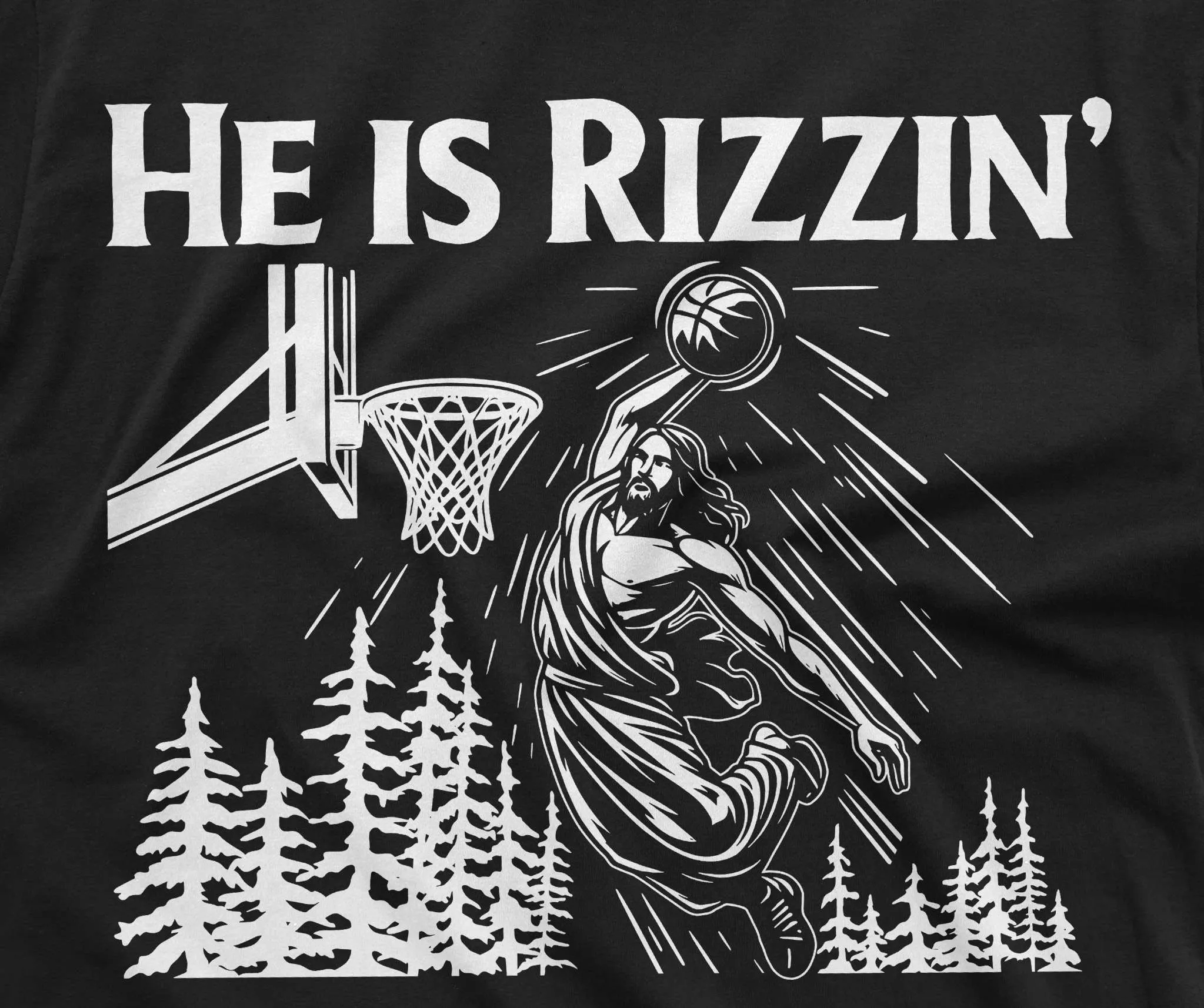 He Is Rizzin' Shirt, Funny Jesus Shirt, Humor Easter Shirt, Christian Easter Shirt, Funny Gifts