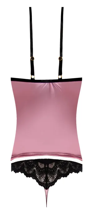 Hella Raw Sensual Desires Cami & Cheeky Panty Mauve L/xl