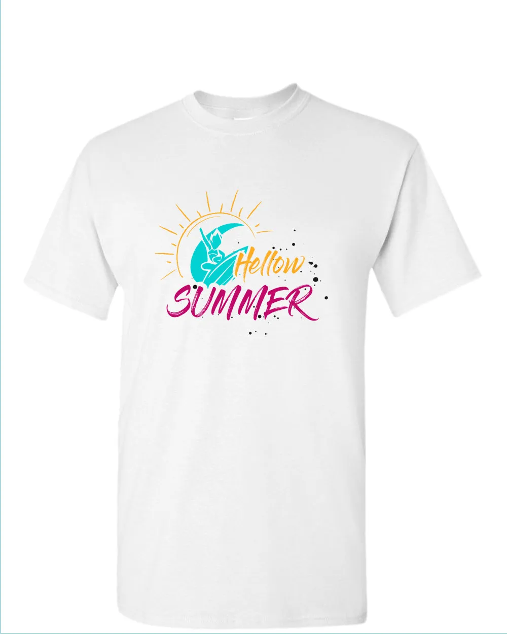 Hellow summer t-shirt, summer t-shirt, beach party t-shirt