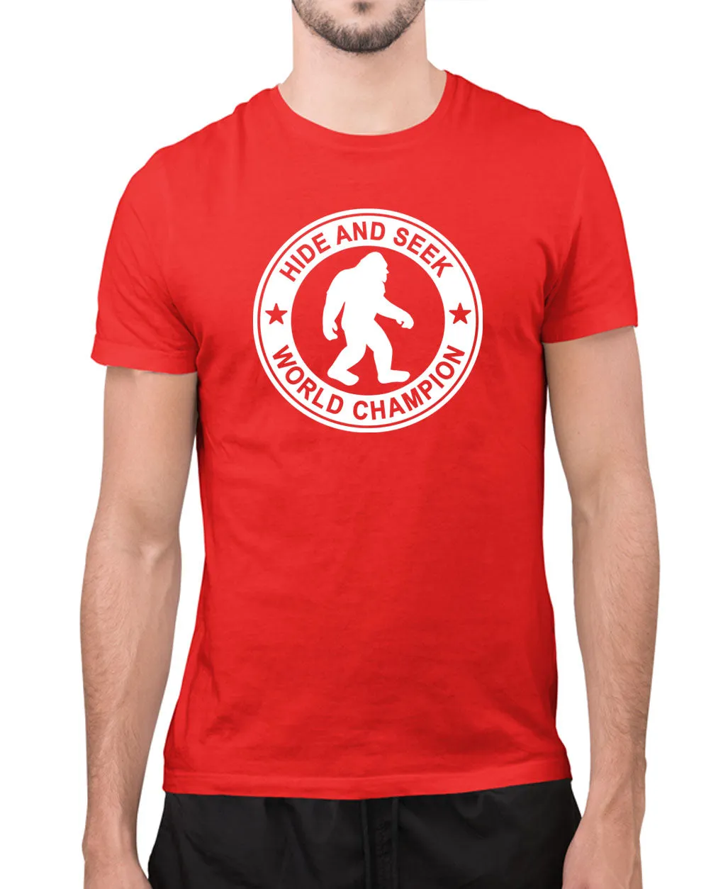 Hide and seek big foot t-shirt, funny t-shirt