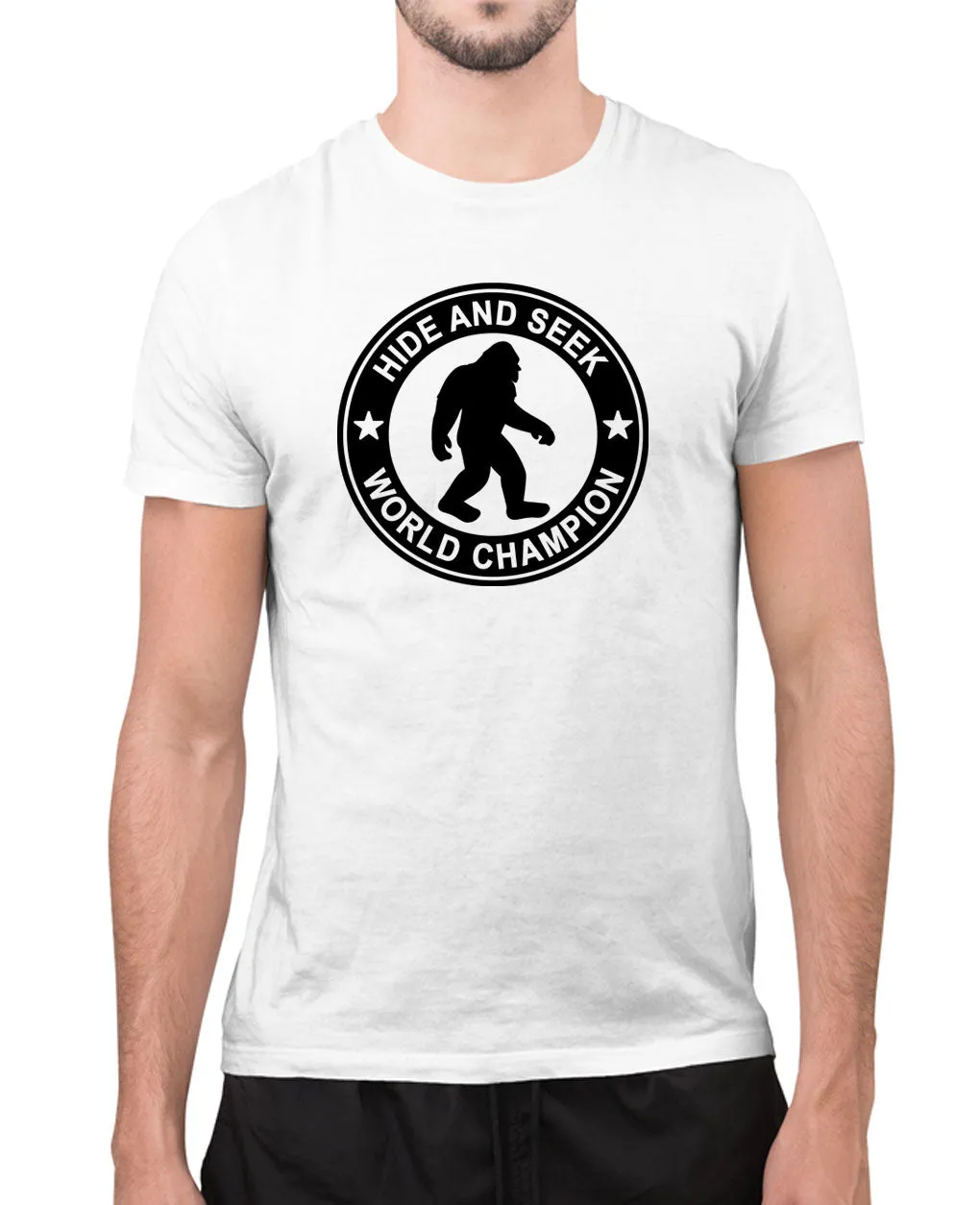 Hide and seek big foot t-shirt, funny t-shirt