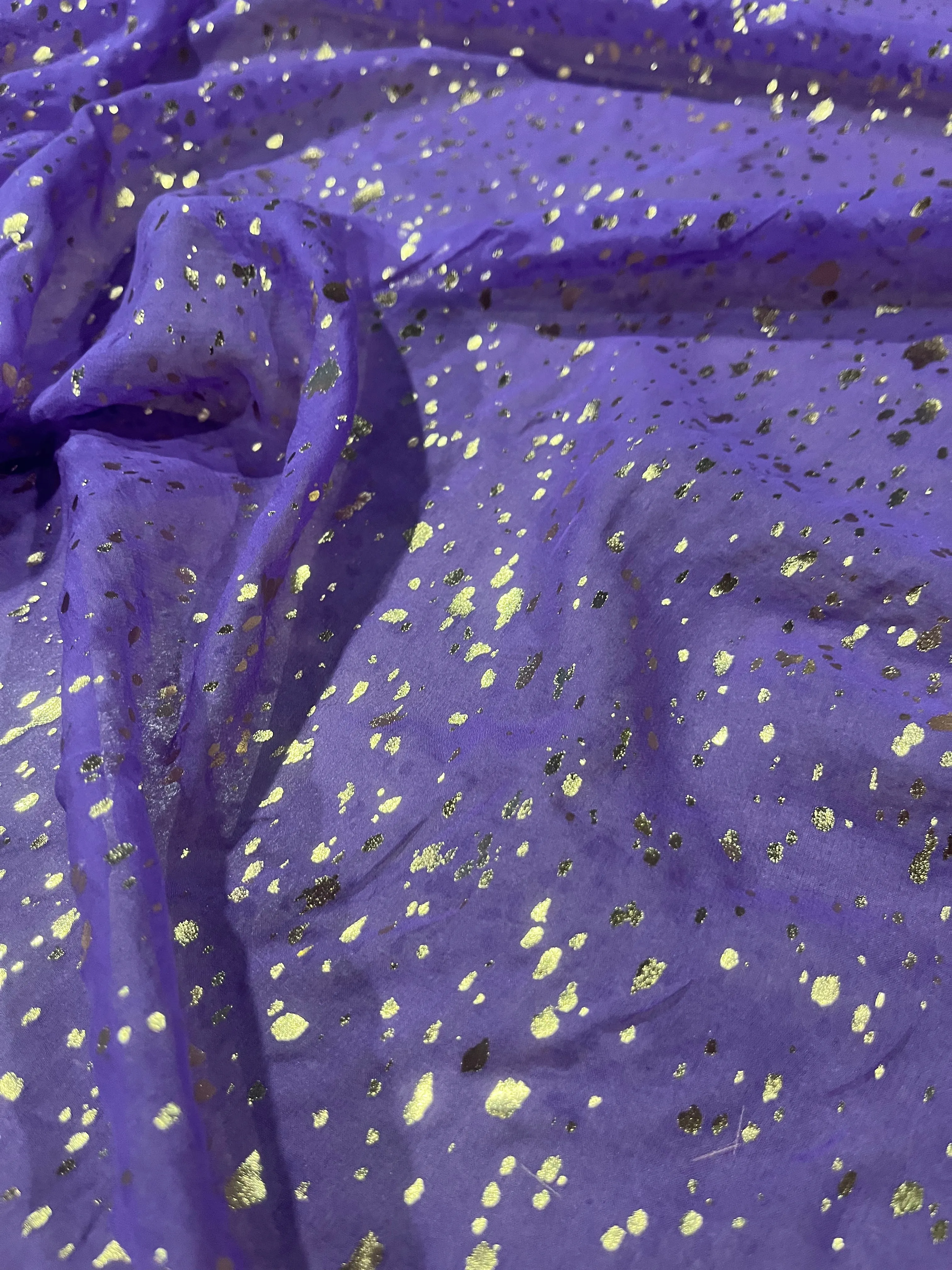 HMSTN 15 plumetis silk violet/gold