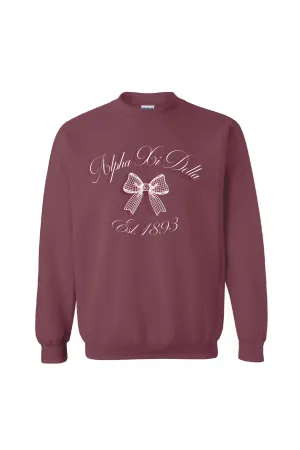 Holiday Bow Crewneck