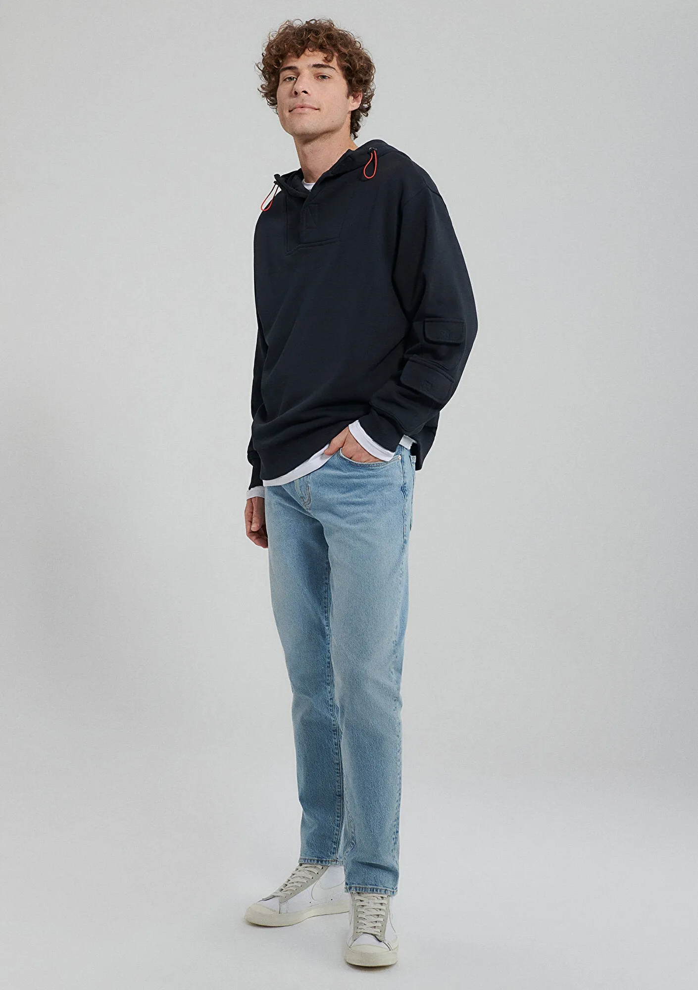 Hooded Black Sweatshirt