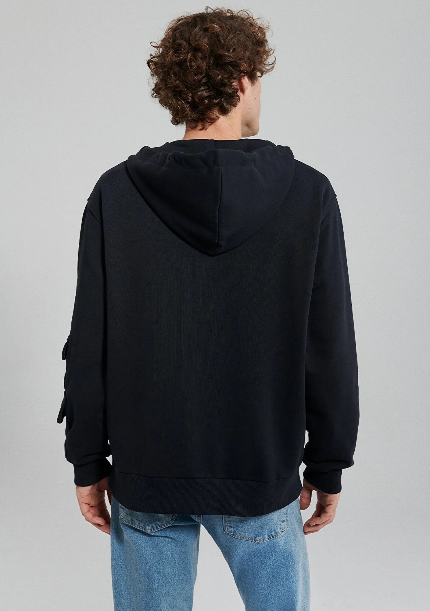 Hooded Black Sweatshirt
