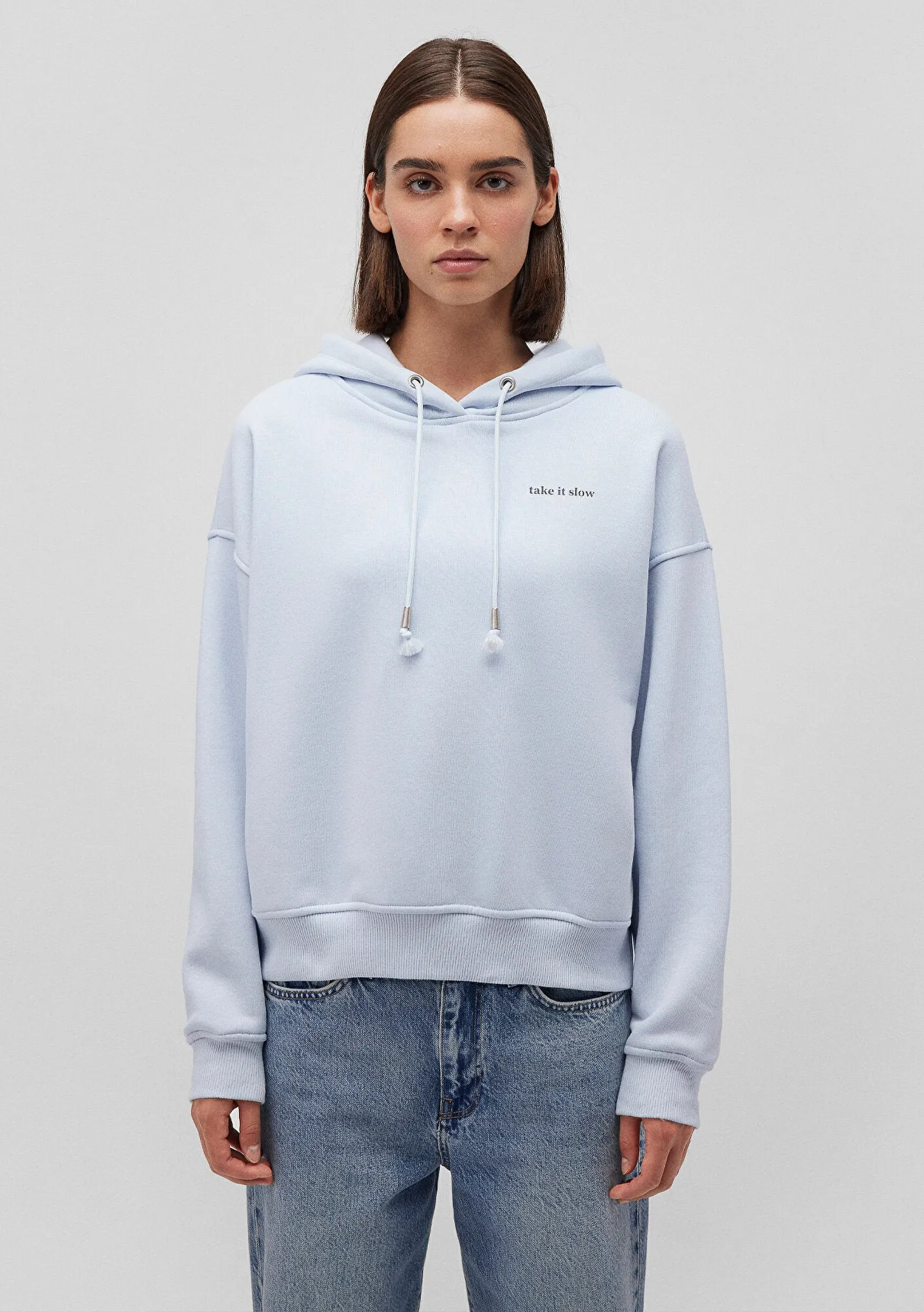 Hooded Blue Sweatshirt