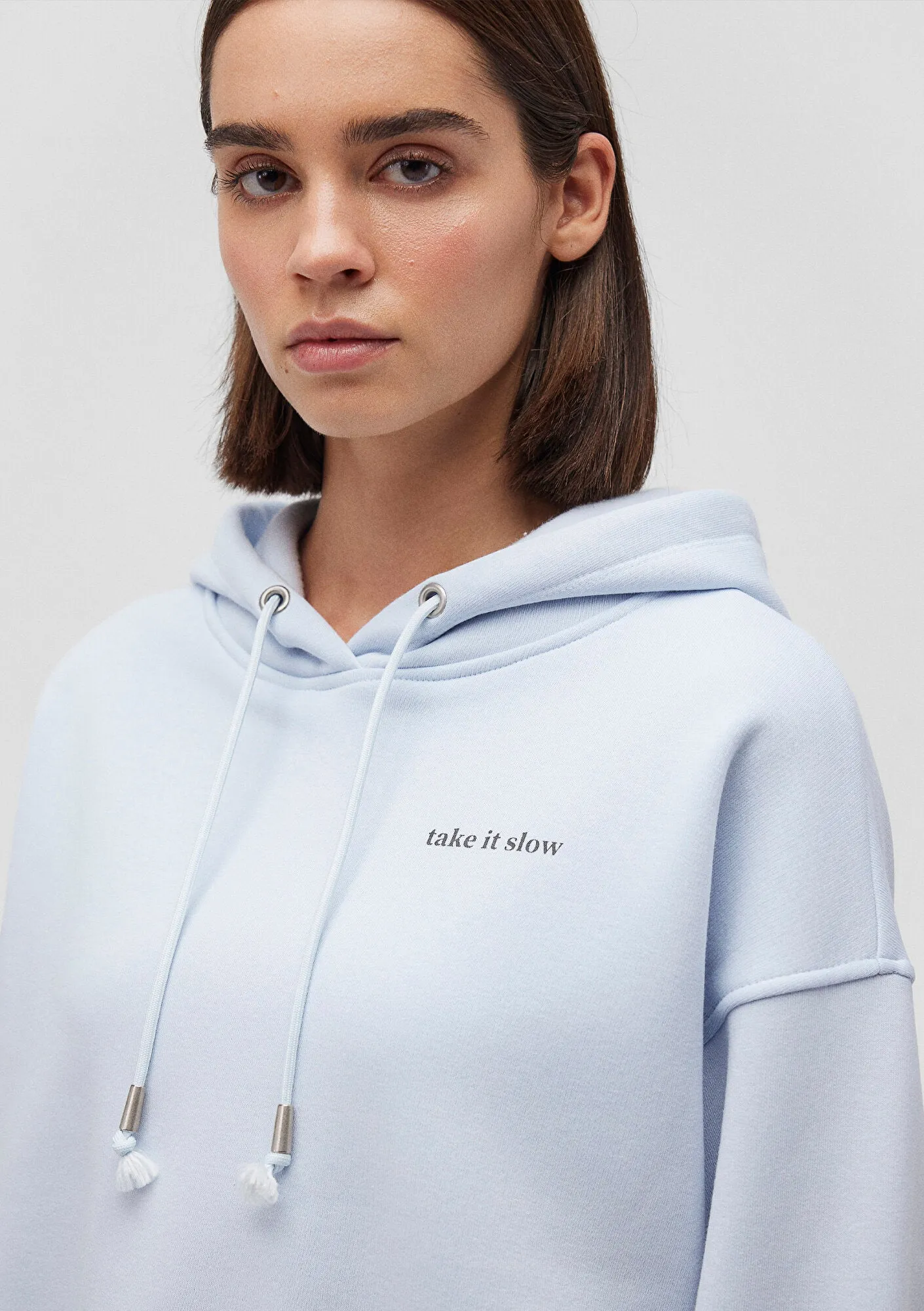 Hooded Blue Sweatshirt