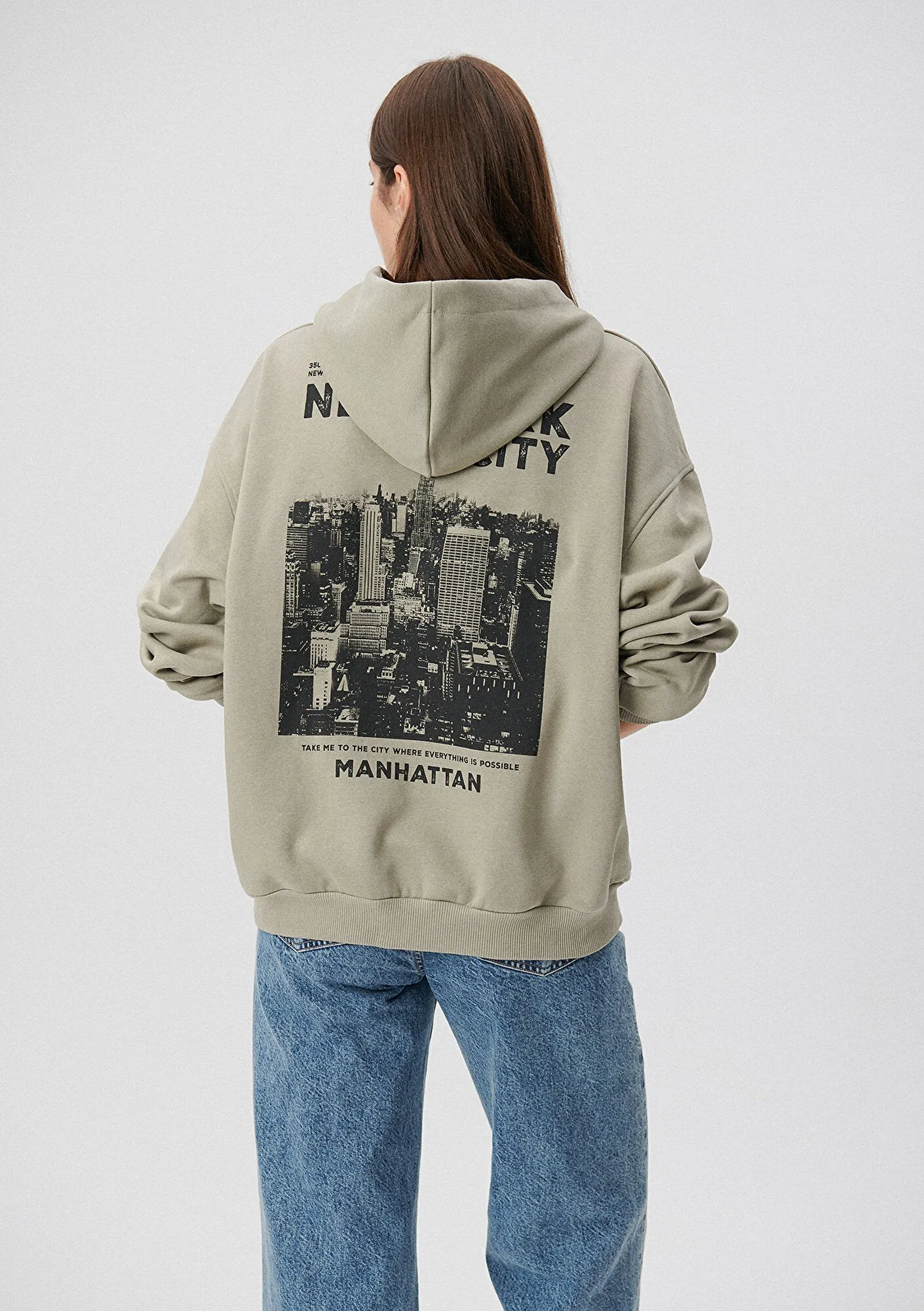 Hooded Green Sweatshirt
