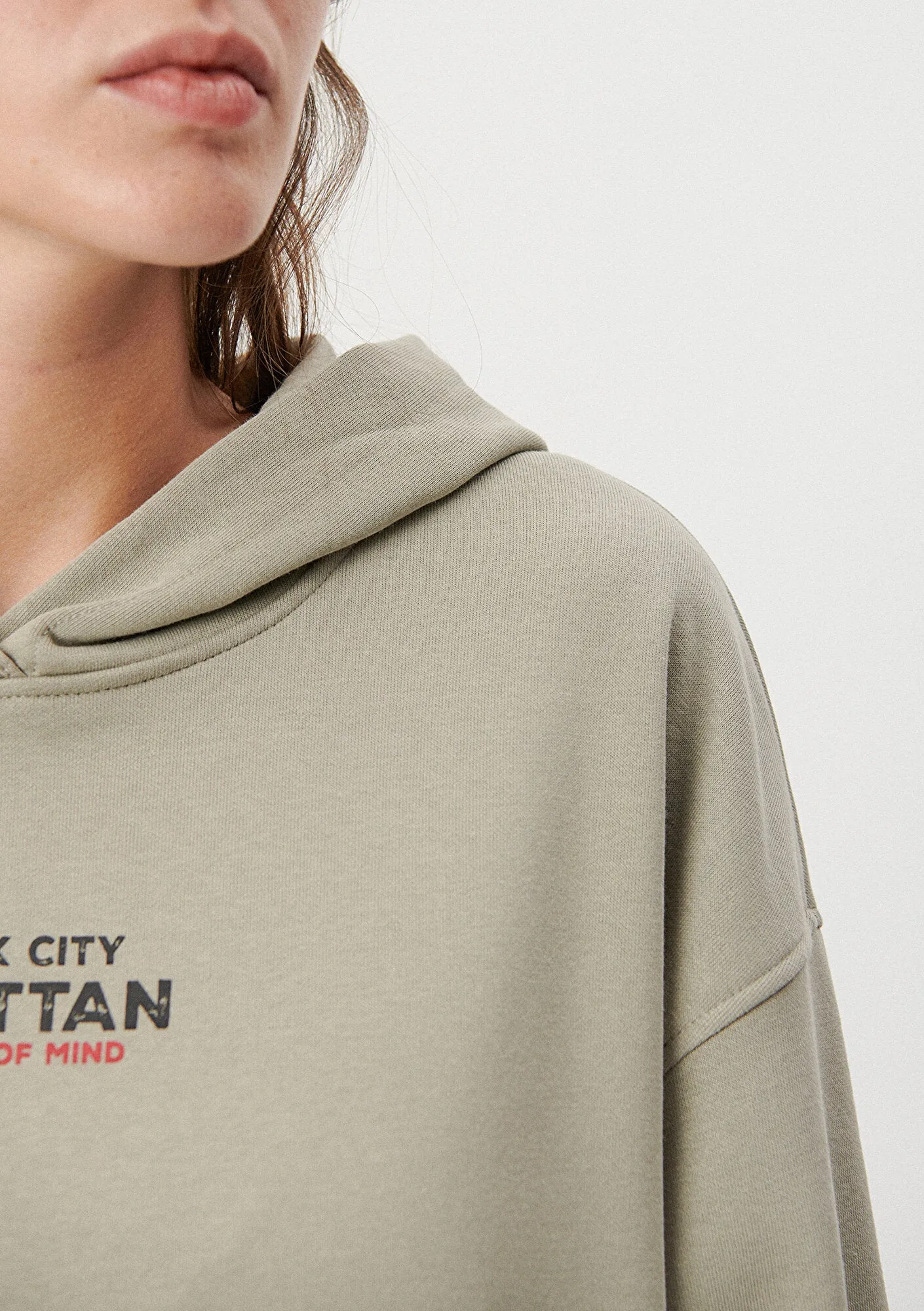Hooded Green Sweatshirt