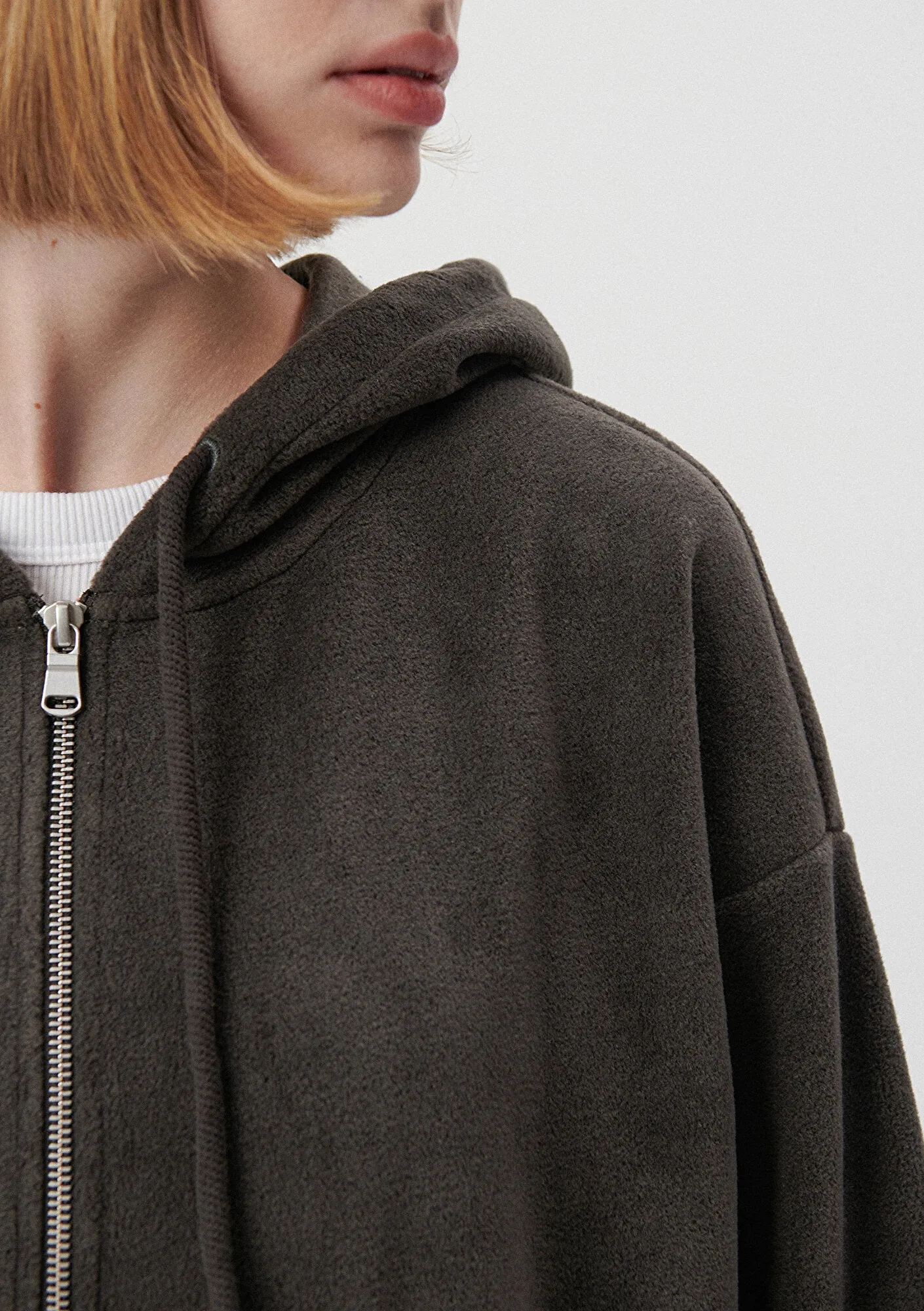 Hooded Half Zip Soft Sweatshirt