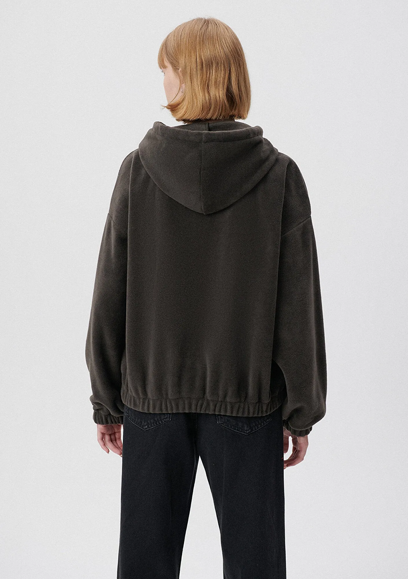 Hooded Half Zip Soft Sweatshirt
