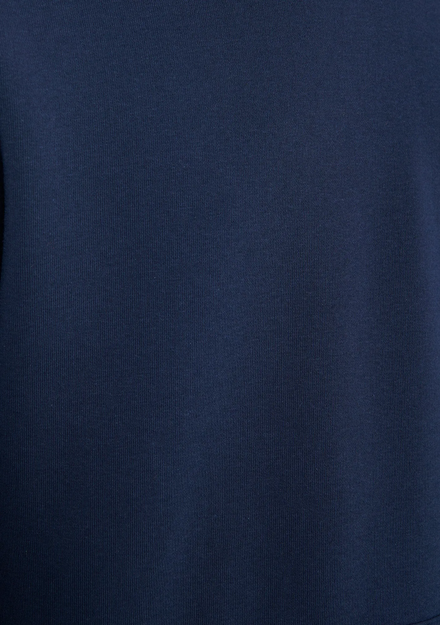 Hooded Navy Basic Sweatshirt