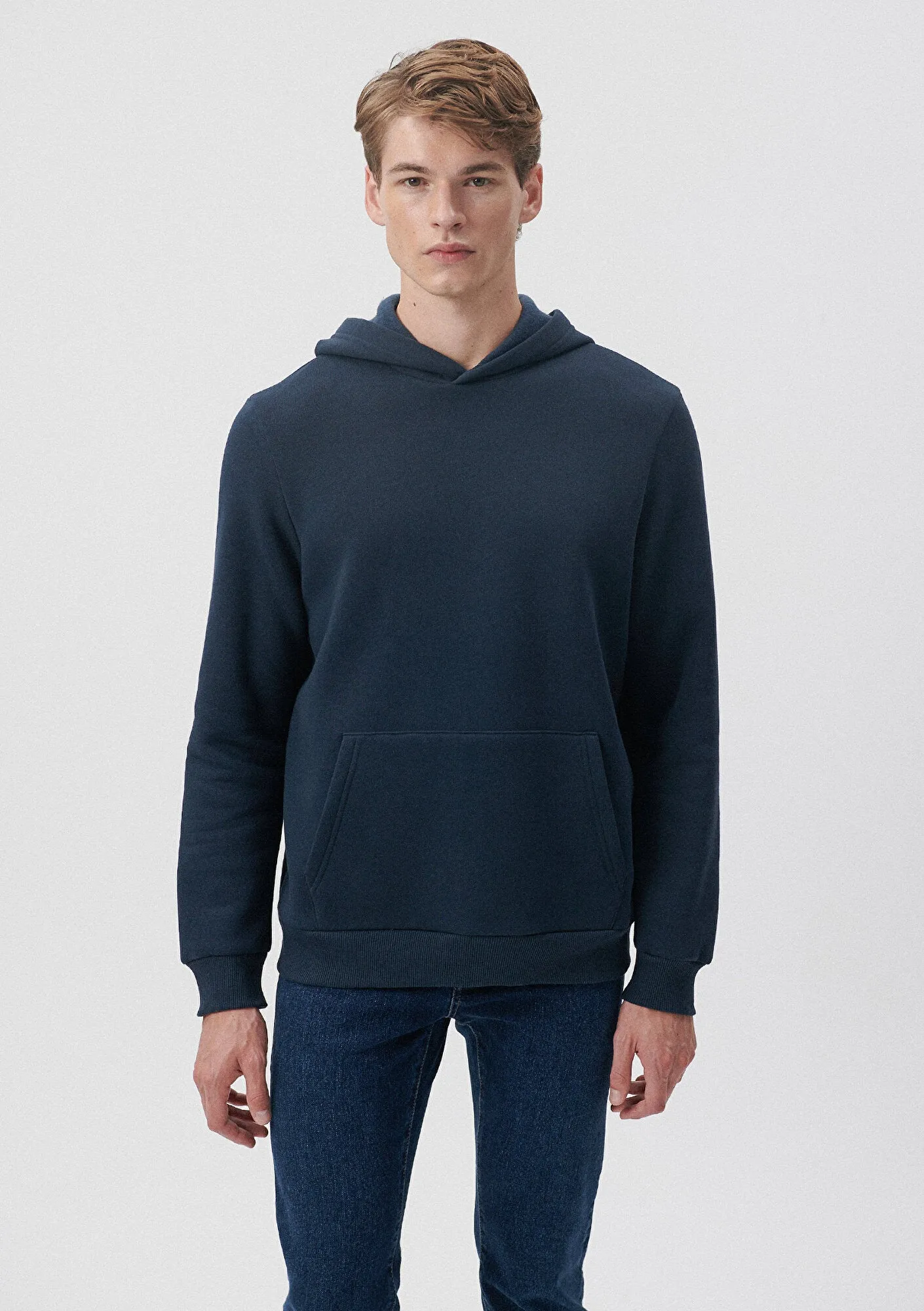 Hooded Navy Sweatshirt