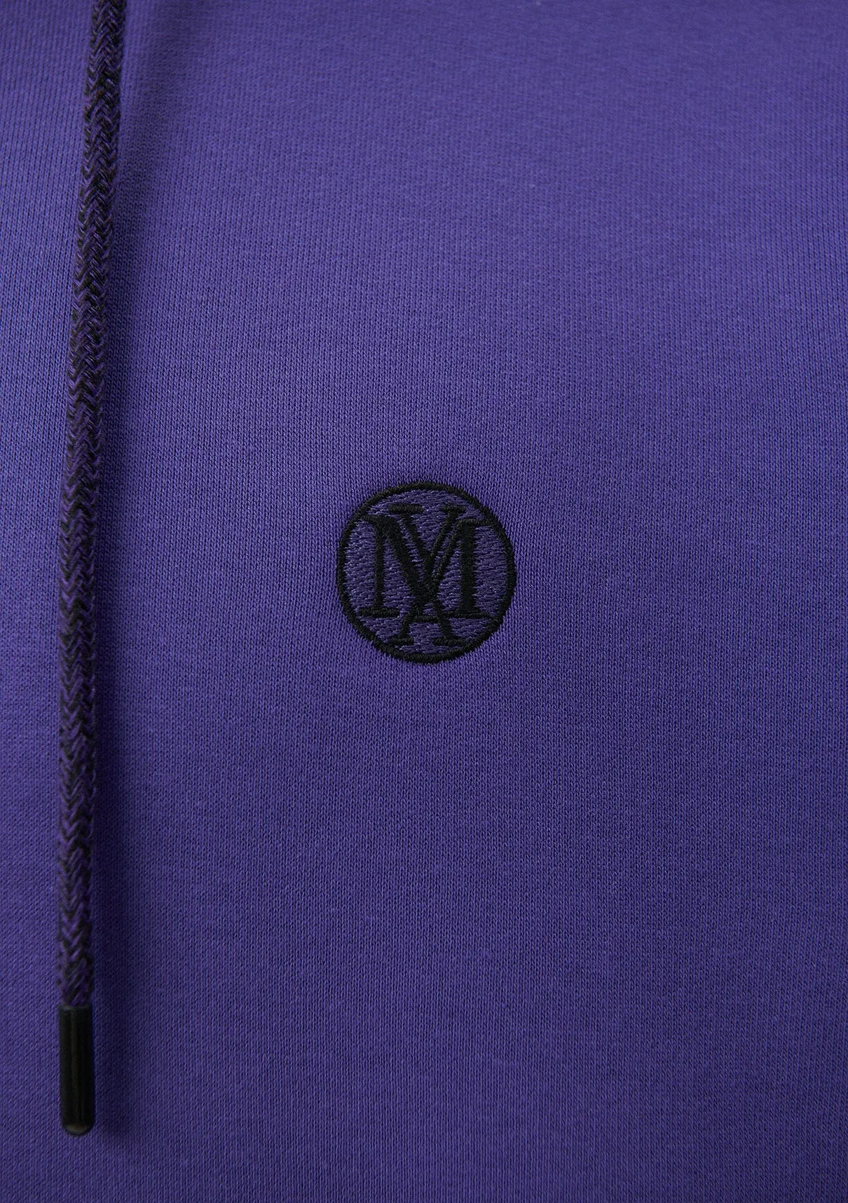 Hooded Purple Basic Sweatshirt