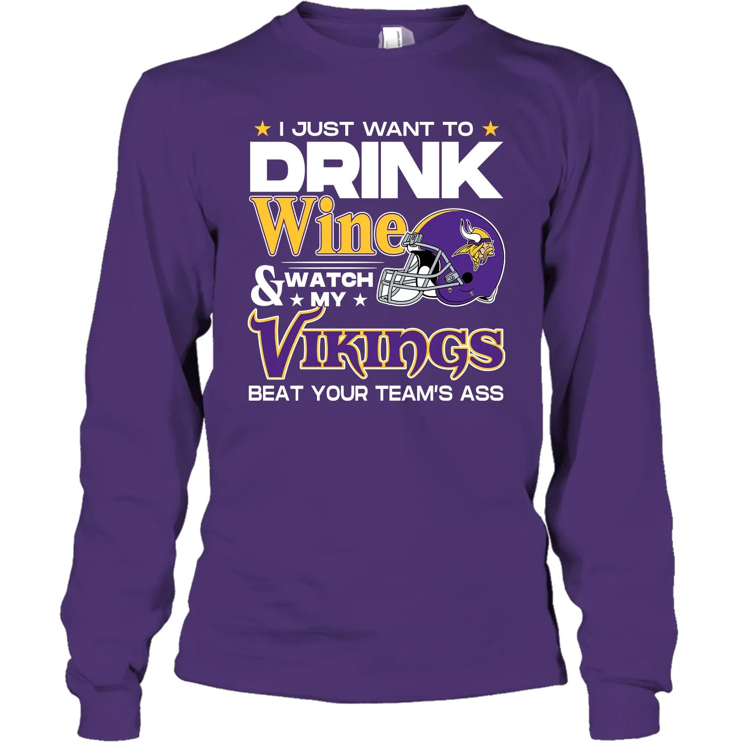 I Just Want To Drink And Watch My Team Shirt - MNSTVK