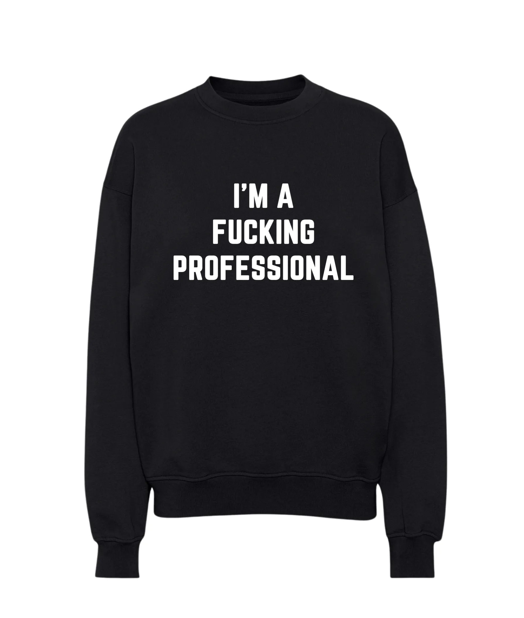 I'm A Fucking Professional Sweatshirt