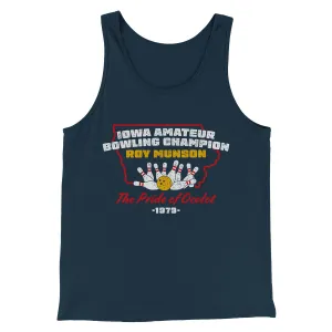Iowa Amateur Bowling Champion Funny Movie Men/Unisex Tank Top