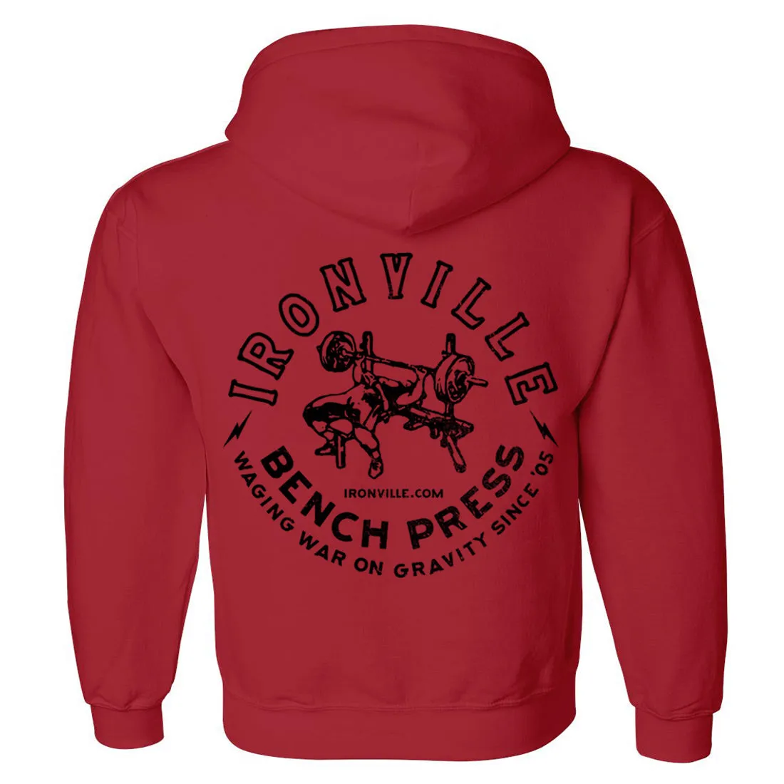 Ironville VINTAGE BENCH Pullover Hoodie Sweatshirt