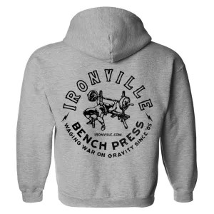 Ironville VINTAGE BENCH Pullover Hoodie Sweatshirt