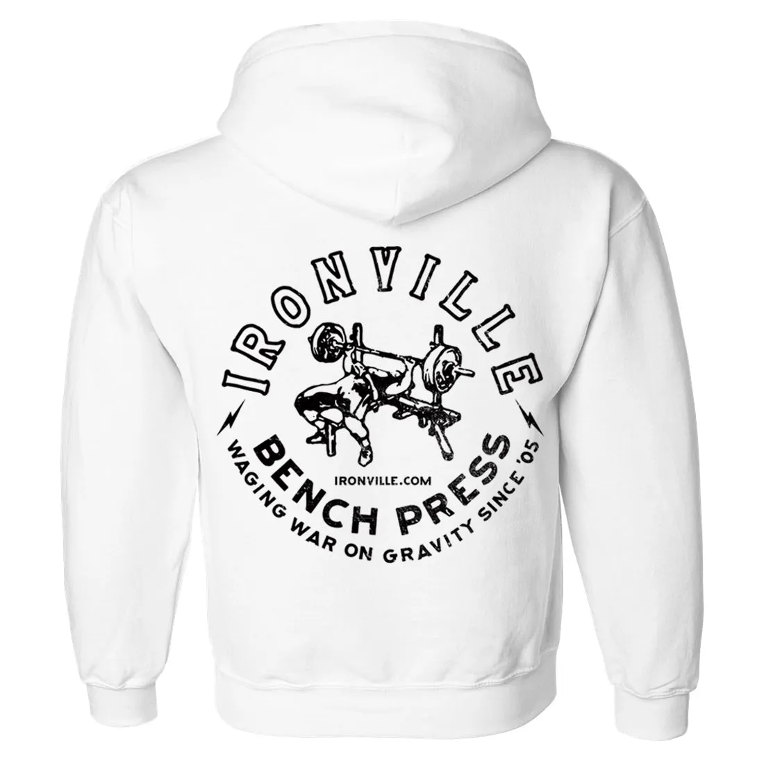 Ironville VINTAGE BENCH Pullover Hoodie Sweatshirt