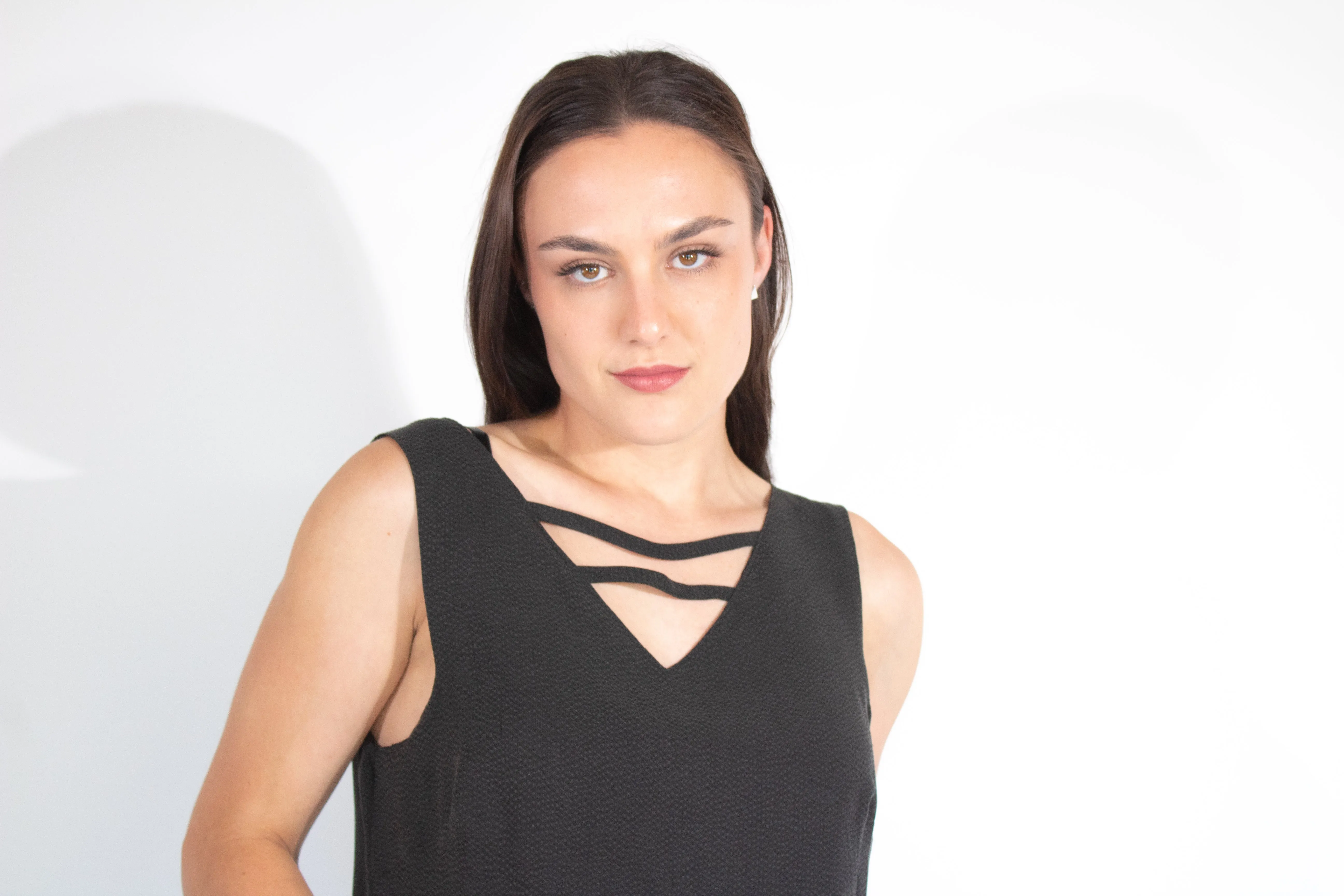 Jaclyn M Pearl Blouse - Black