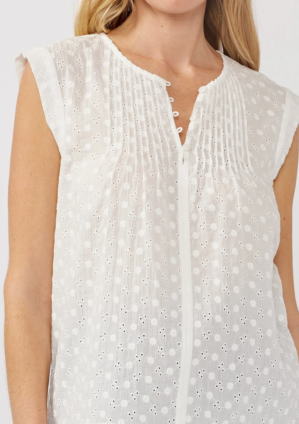 Jess Embroidered Tank Top