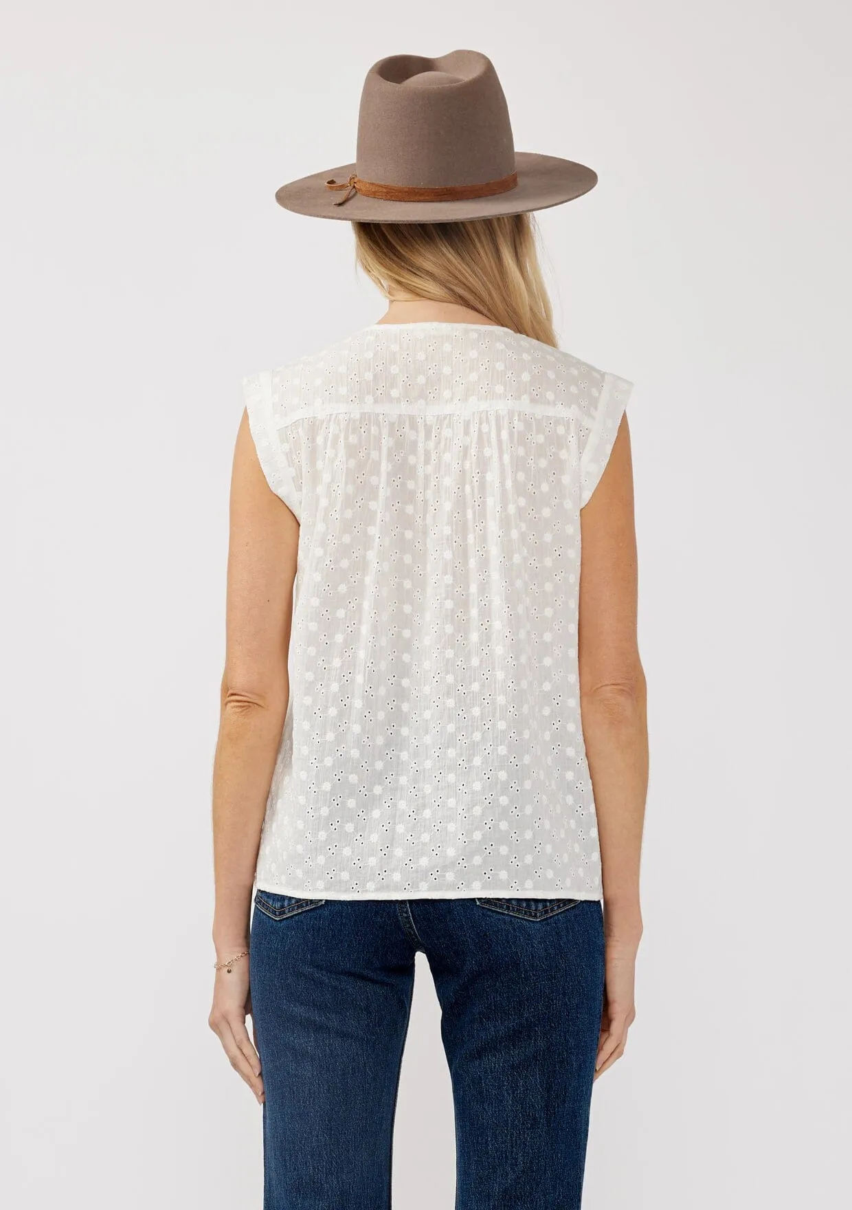 Jess Embroidered Tank Top