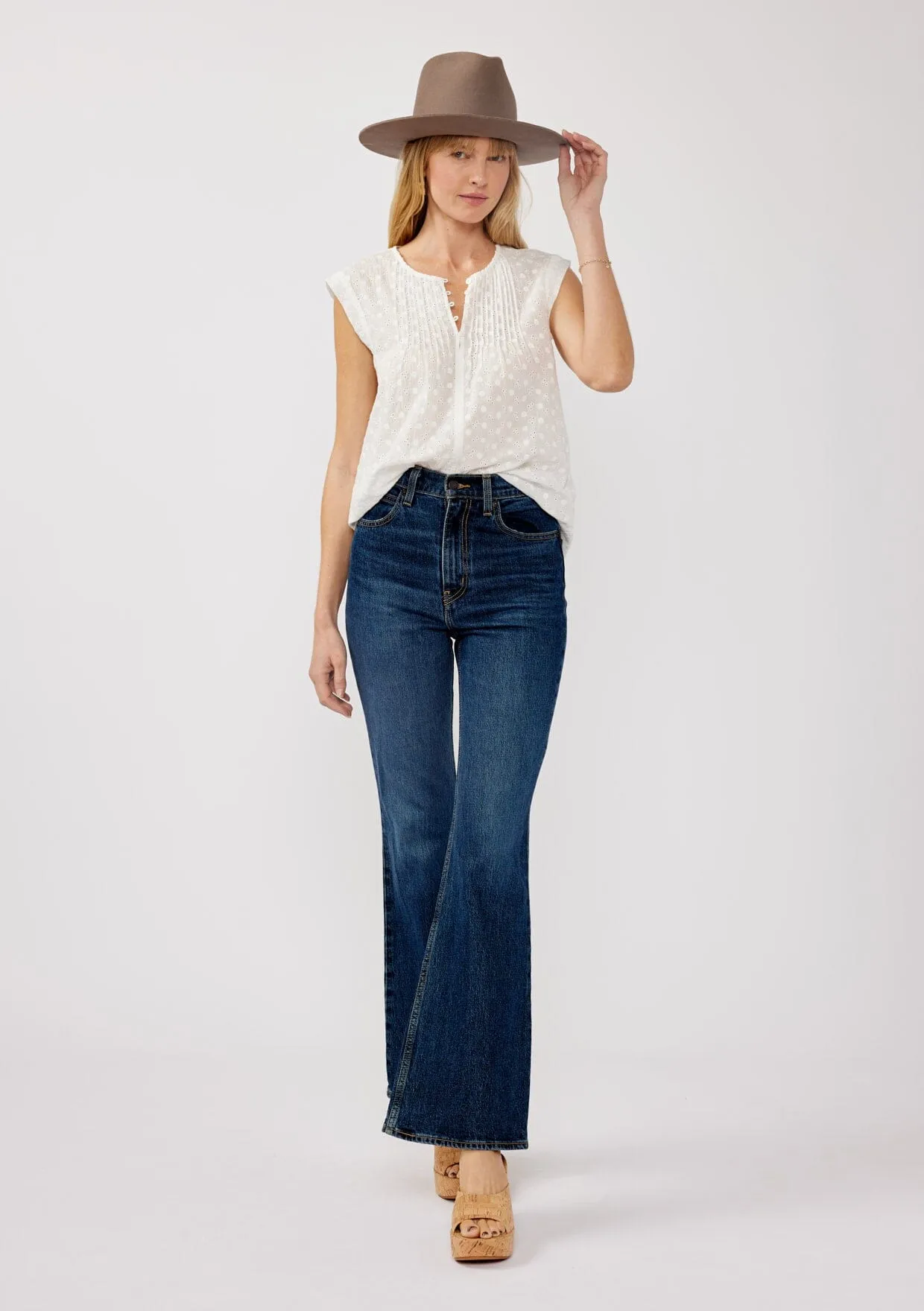 Jess Embroidered Tank Top