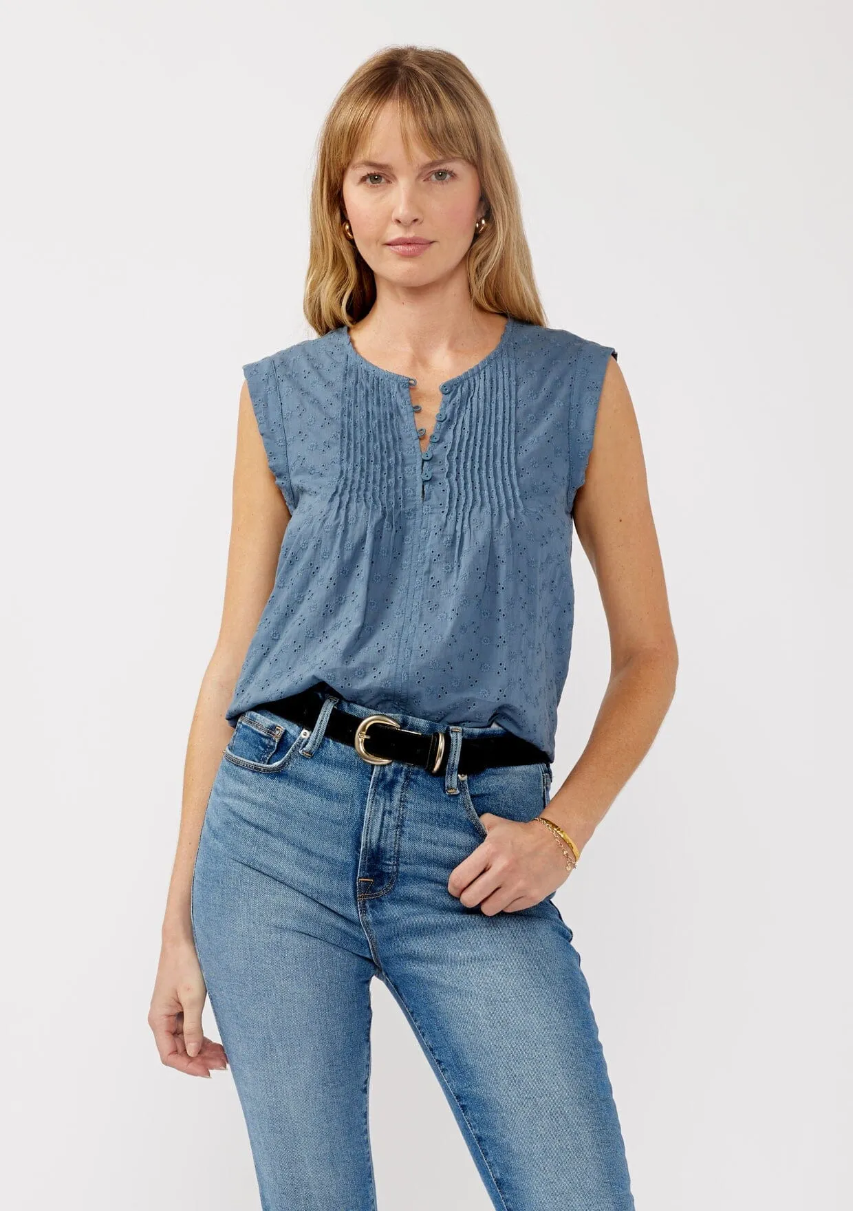 Jess Embroidered Tank Top