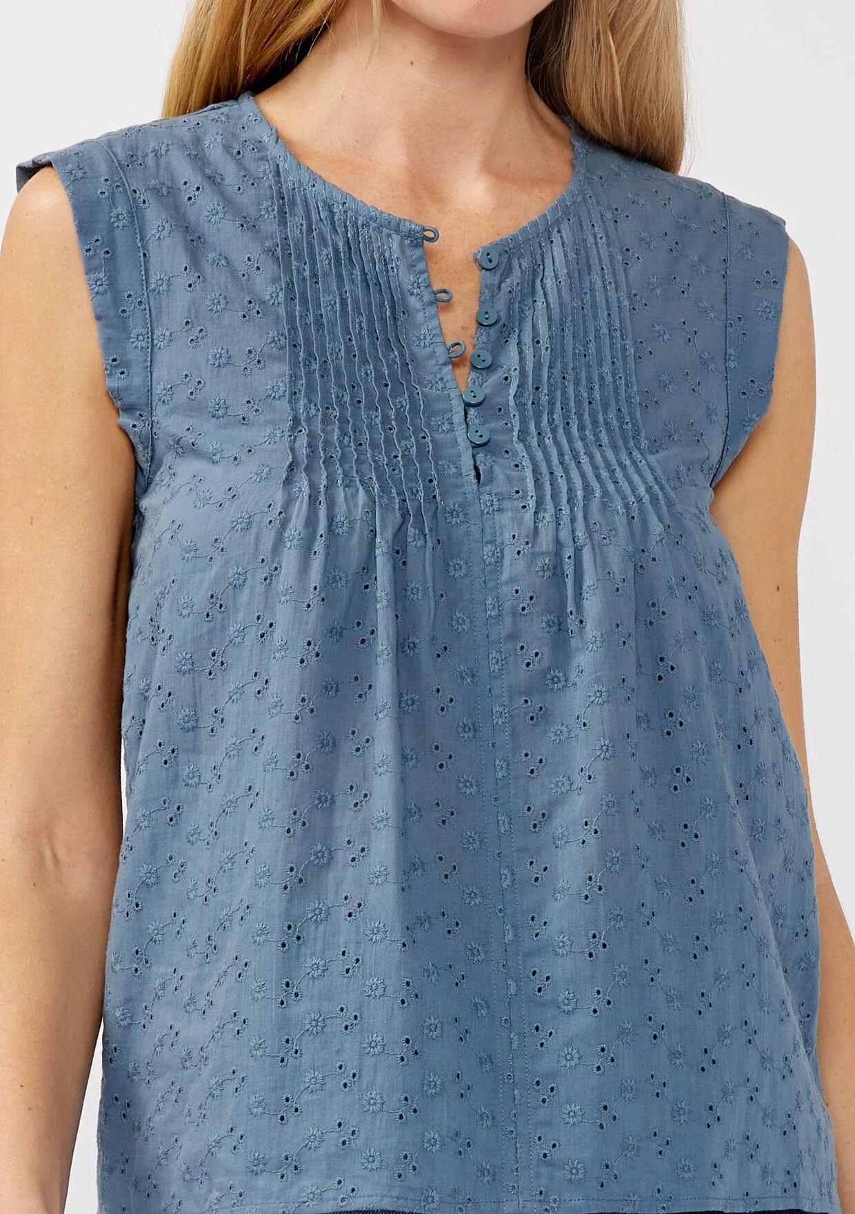 Jess Embroidered Tank Top